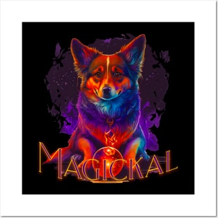 Psychic dog Posters and Art